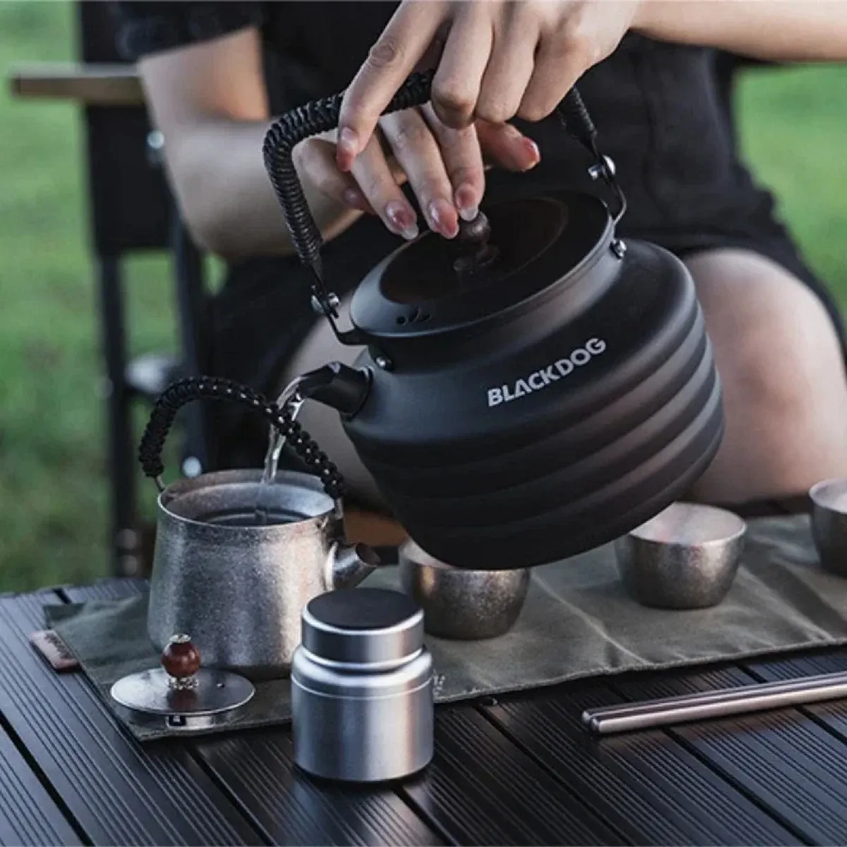 1.3 L Aluminum Alloy Camping Teapot Tableware Ultralight Kettle