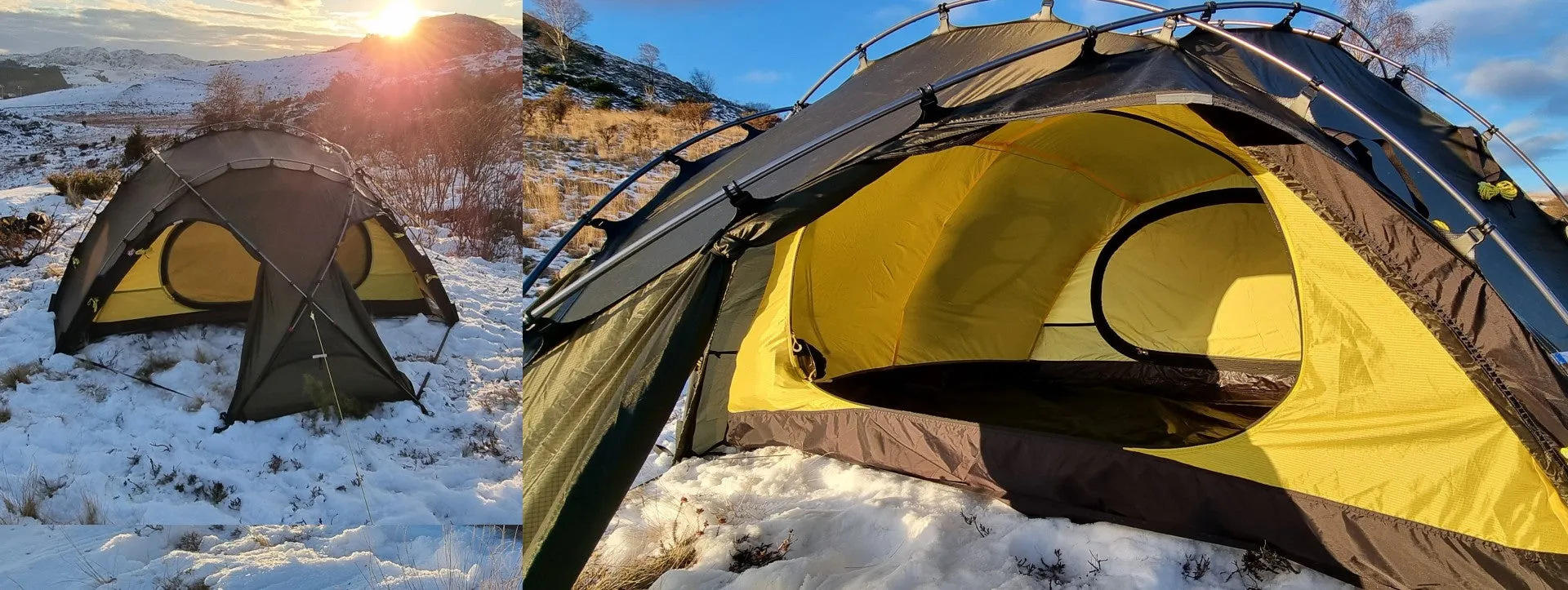 3-4 Person Camping & Hiking Tent - Vern 3 Tent - 4.7kg by Nortent