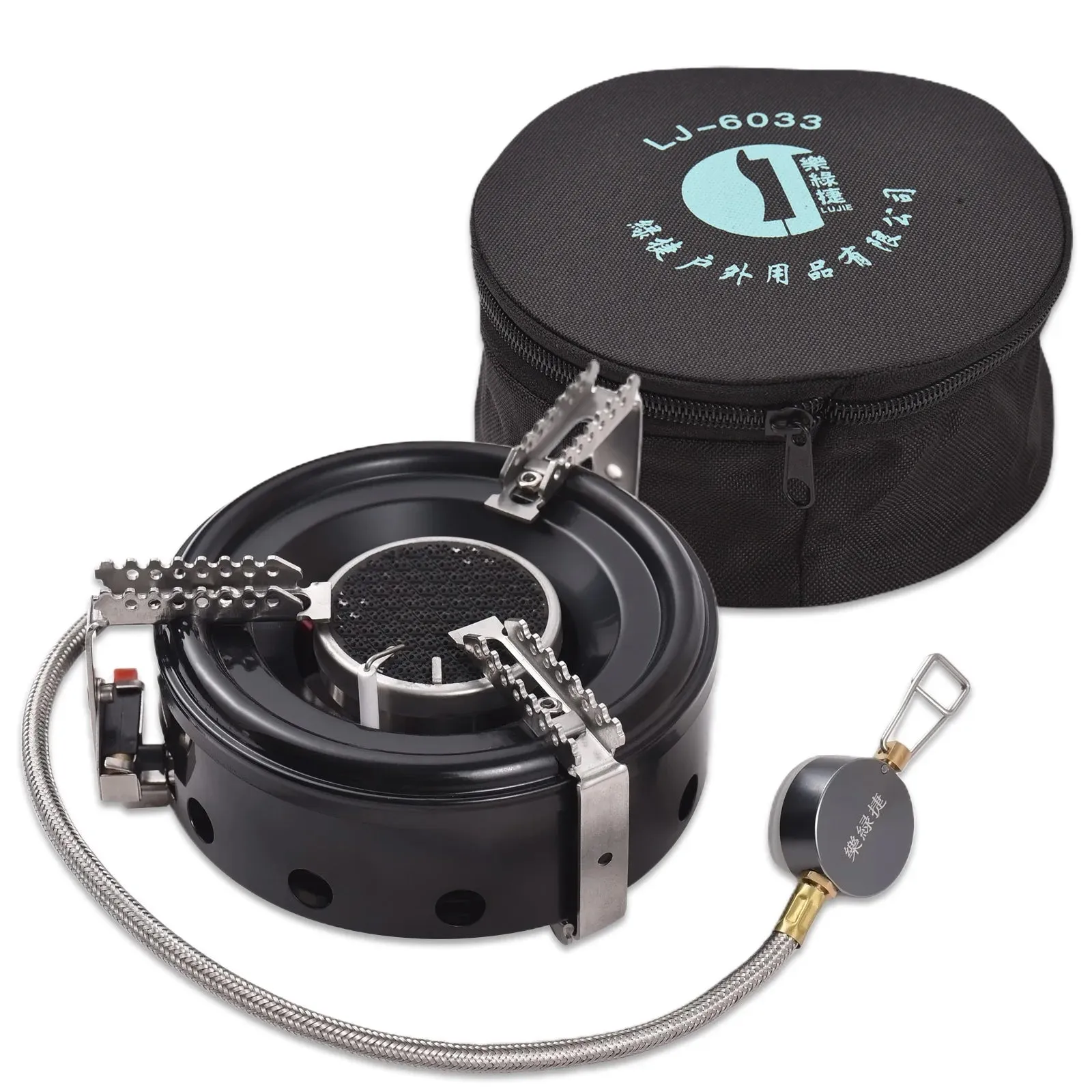 3500W Camping Stove High-Altitude Infrared Portable Windproof Gas Stove for Outdoor Hiking Lightweight and Foldable