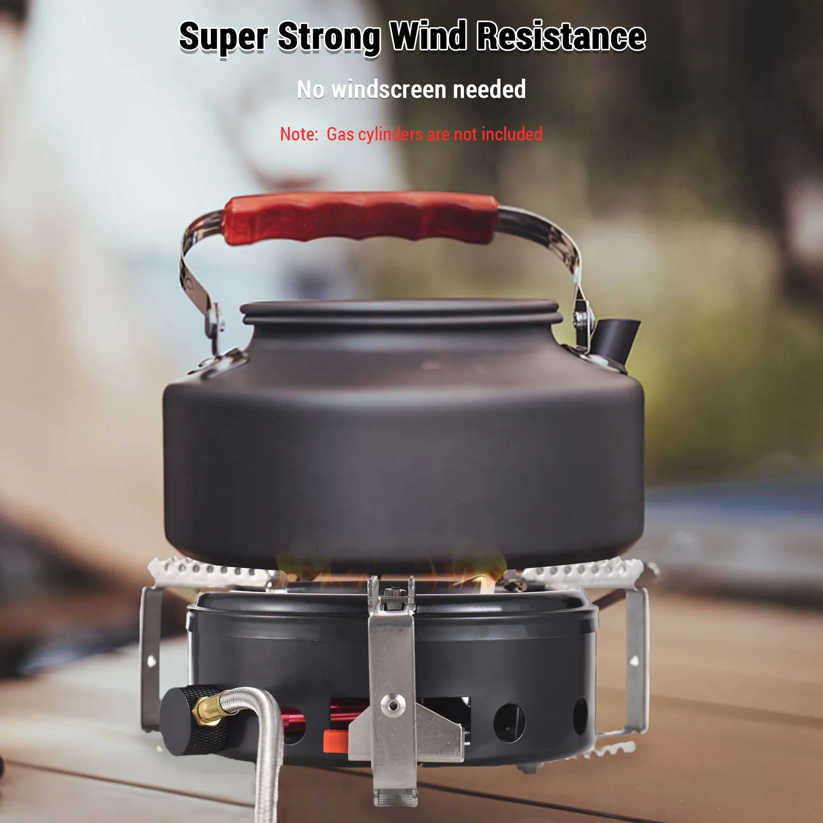 3500W Camping Stove High-Altitude Infrared Portable Windproof Gas Stove for Outdoor Hiking Lightweight and Foldable