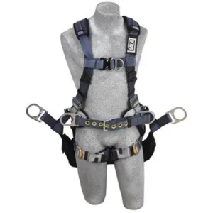 3M DBI-SALA Small ExoFit XP Full Body/Vest Style Harness With Back And Side D-Ring, Belt With Pad, Seat Sling With Suspension D-Ring, Quick Connect Chest And Leg Strap Buckle And Removable Comfort Padding
