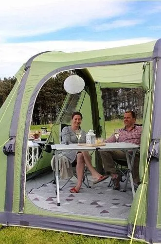 5 Person Camping & Touring Tent - Solaris 500 Airbeam Tent with Footprint by Vango