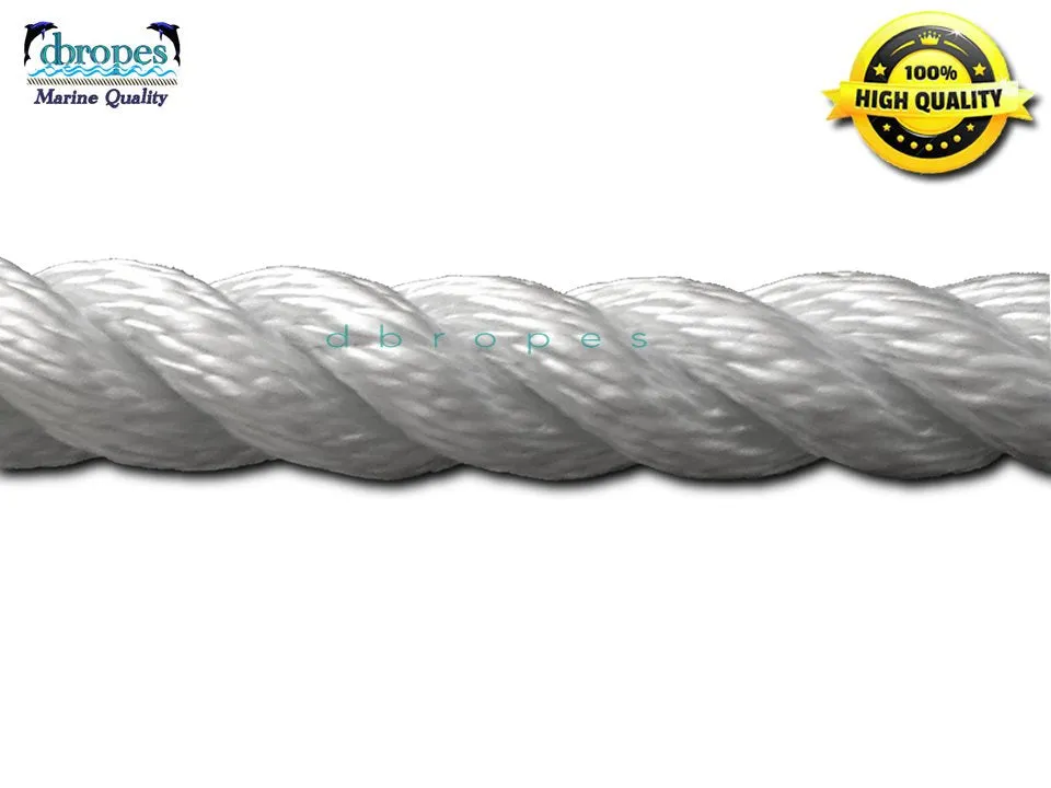 5/8" X 15'Mooring Pendant 100% Nylon Rope with Thimble. (Tensile Strength 10400 Lbs.) Made in USA.