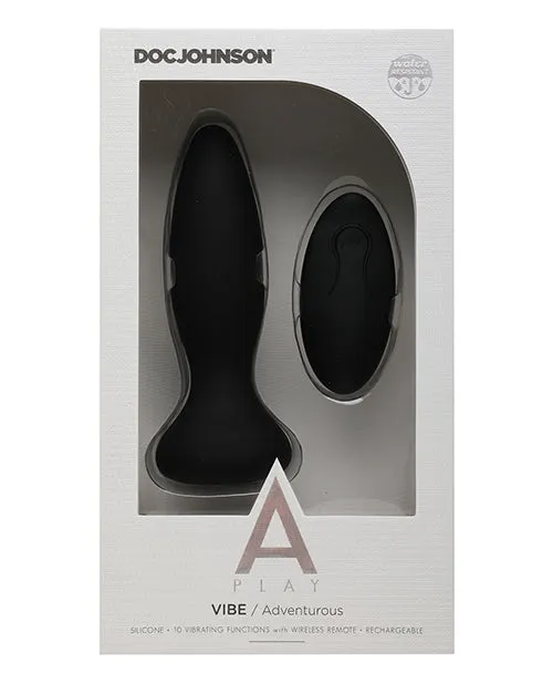 Remote-Controlled, Rechargeable Silicone Anal Plug for Adventurous Play