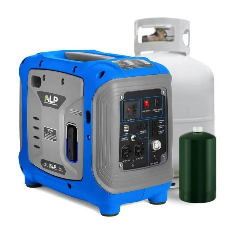 ALP 1000W Propane Portable Generator with Conversion Hose ALPG-BG-HCombo