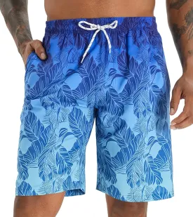 APTRO Men's Swim Trunks 9" Quick Dry Swimsuits Beach Bathing Suits Swim Shorts Mesh Liner