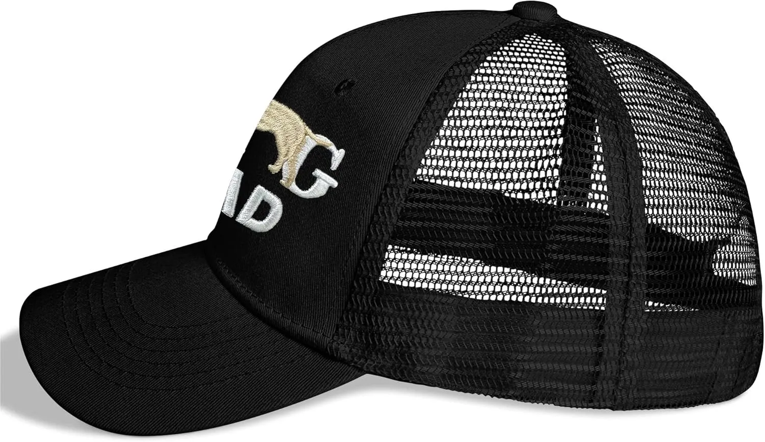 Baseball Caps Embroidered Adjustable Mesh Dad Hat Black Trucker Hats for Men and Women