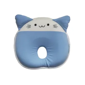 Blue Kitten Memory Foam Head Shaping Pillow for Baby