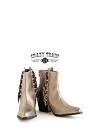 BOUJEE BABE BOOTIES * CHAMPAGNE SILVER