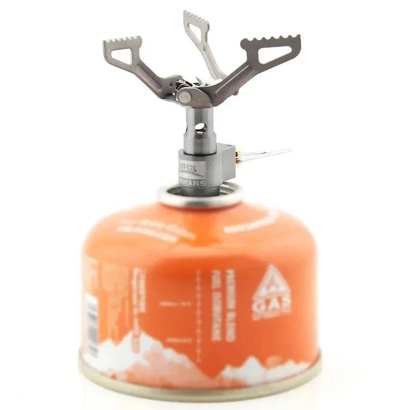 Brs-3000t 25g Lightweight Mini Gas Cooker Burner Camping Hiking Gas Burner BRS Outdoor Portable Solo Titanium Camping Gas Stove