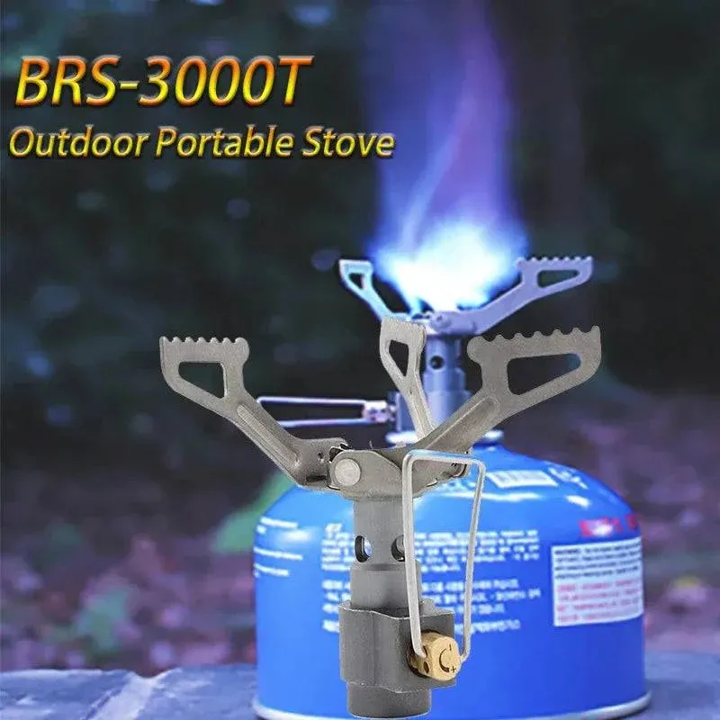 Brs-3000t 25g Lightweight Mini Gas Cooker Burner Camping Hiking Gas Burner BRS Outdoor Portable Solo Titanium Camping Gas Stove