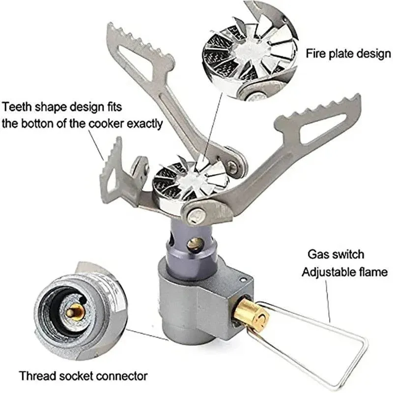 Brs-3000t 25g Lightweight Mini Gas Cooker Burner Camping Hiking Gas Burner BRS Outdoor Portable Solo Titanium Camping Gas Stove