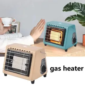 BRS-H23 1500W Gas Heater Stove Patio Heater Portable Outdoor Camping Heating Stove Tent Mini Heater Stove Propane Radiant Heater