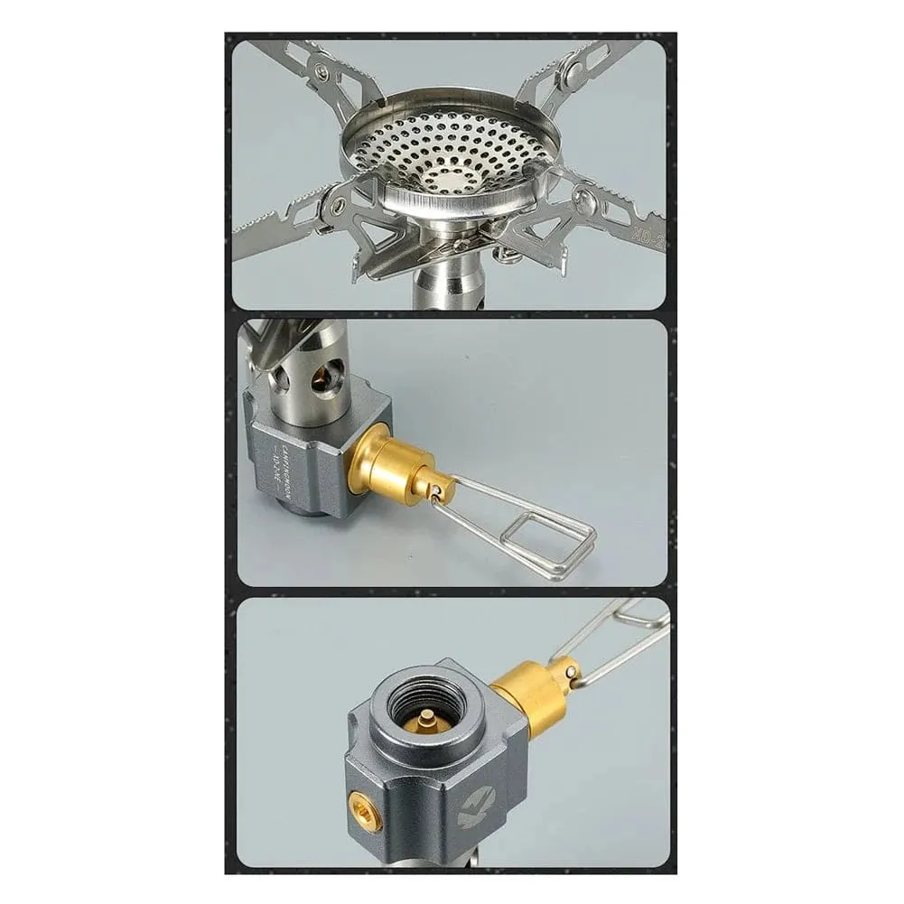 CAMPINGMOON Gas Burner Outdoor Split-type Camping Furnace Separated Portable Gase Stove Survival Cooker Tourist Hiking Equipment