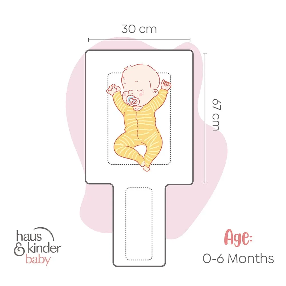 Cotton Carrier Nest cum sleeping bag, Scarlet ( Newborn - 3 Months)