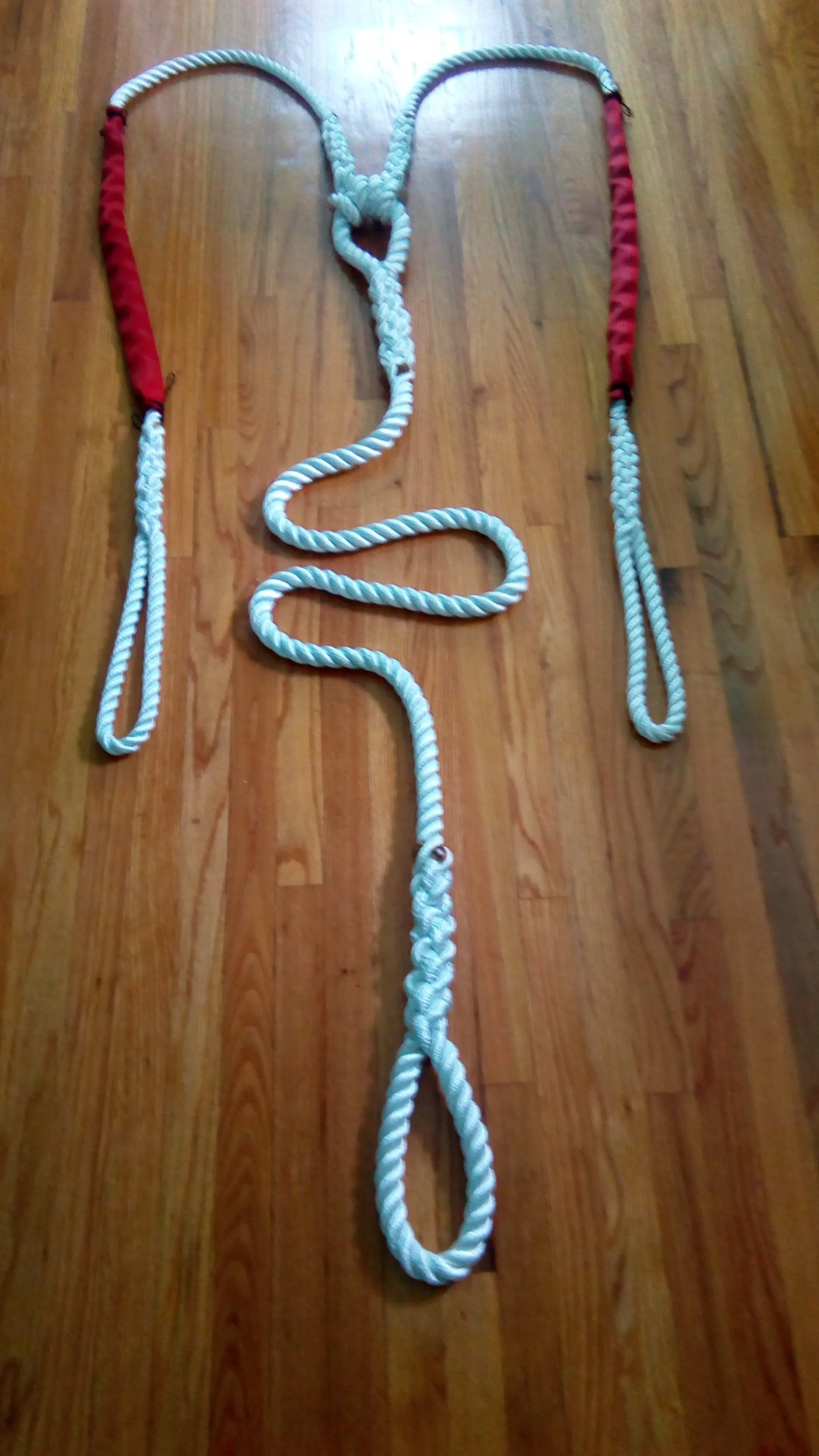 Custom 12' Three Strand Double Mooring Pendant 100% Nylon