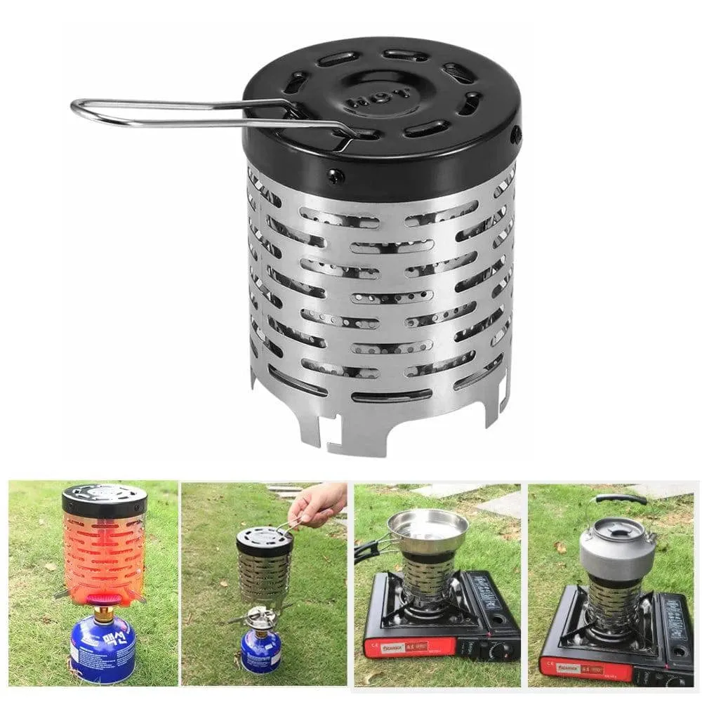 Double Head Outdoor Heaters Portable Infrared Ray Camping Heating Stove Warmer Heating Gas Stove for Outdoor Camping