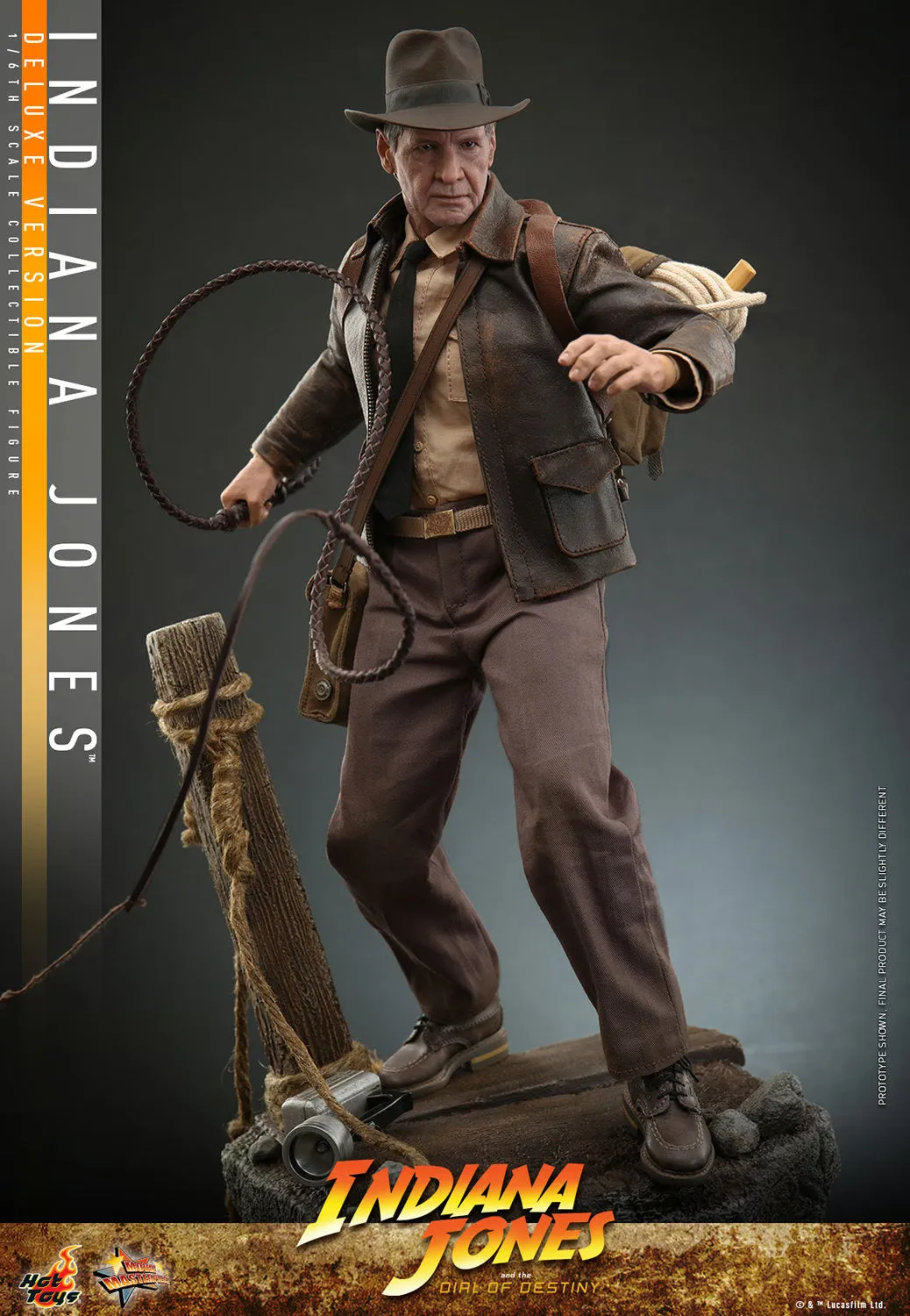 Hot Toys Indiana Jones and the Dial of Destiny Indiana Jones (Deluxe Edition) 1/6 Scale 12" Collectible Figure