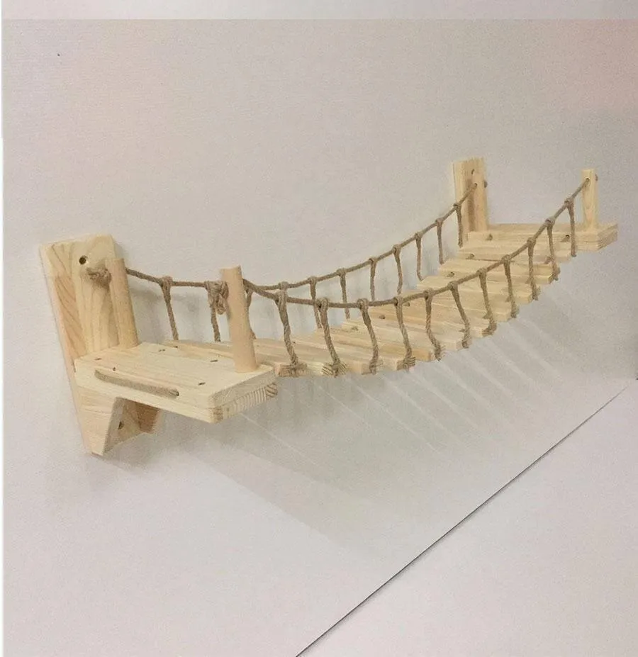 Nancy Sway Wooden Rope Bridge