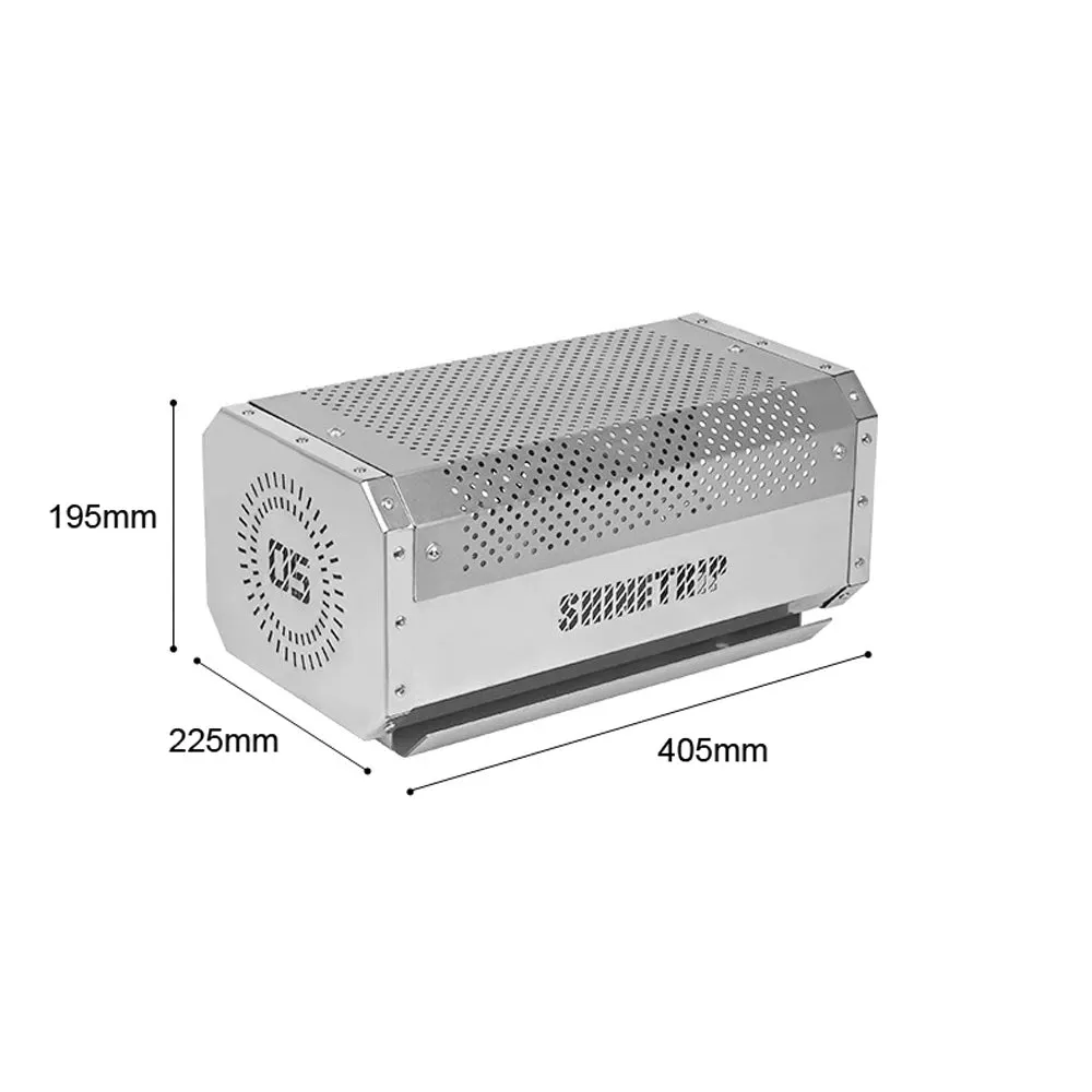 ShineTrip Camping Stove Outdoors Wood Burning Stove Stainless Steel Heating Stove Campfire Grill for Outdoors Cooking Picnic BBQ