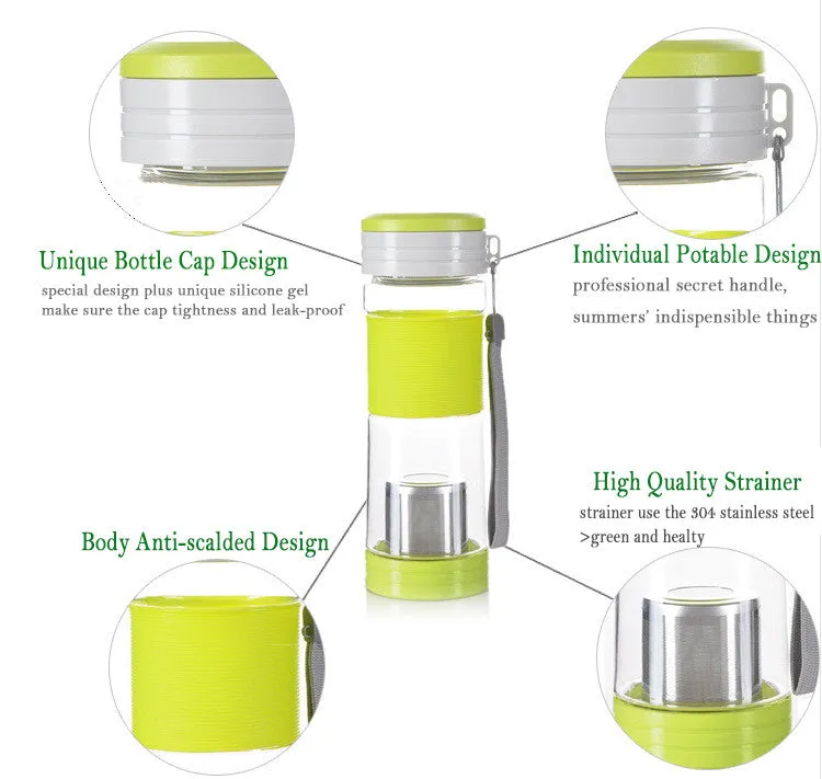 Water Bottle with Tea Infuser